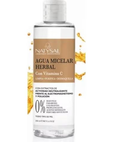 NATYSAL AGUA MICELAR CON VITAMICA C DE