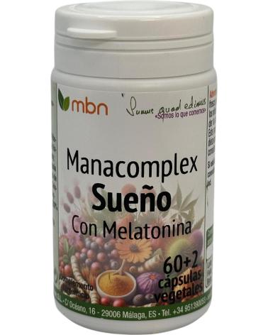 MANABIOS MANACOMPLEX SUENO CON MELATONINA 60 CAPSULAS DE MANABIOS