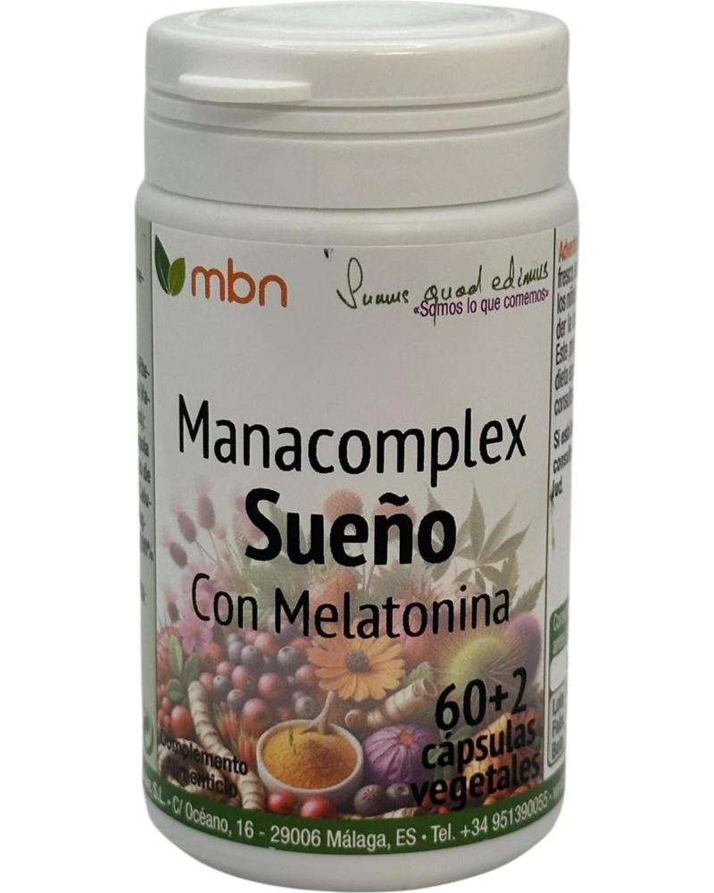 MANABIOS MANACOMPLEX SUENO CON MELATONINA 60 CAPSULAS DE MANABIOS