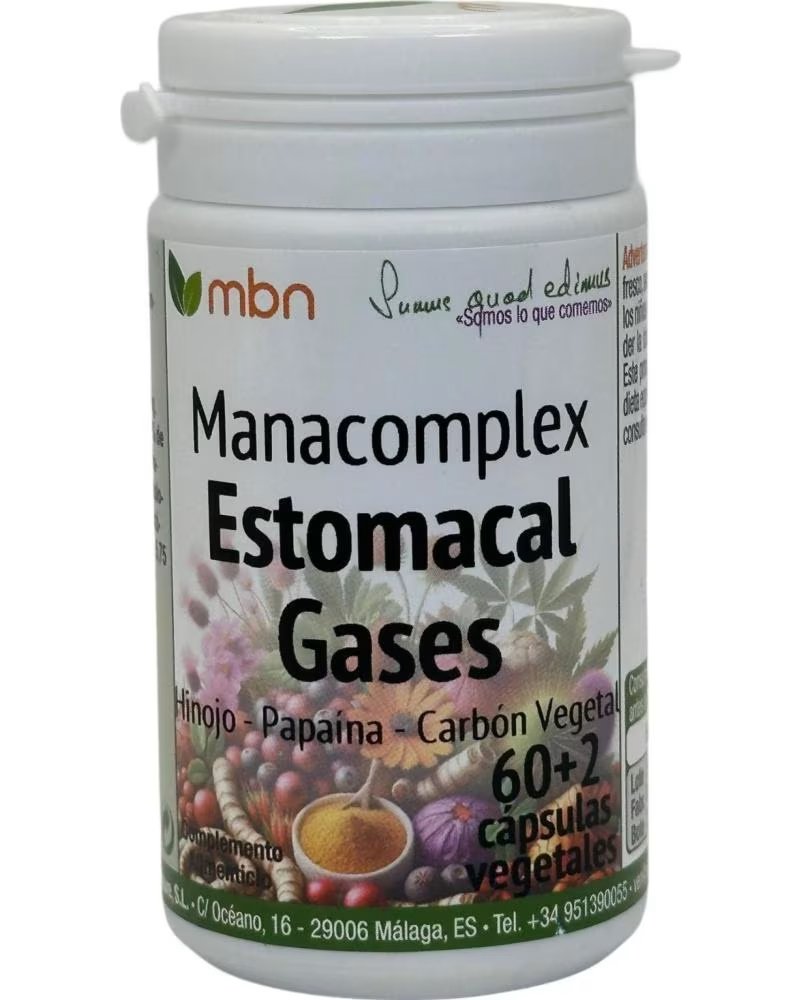 MANABIOS MANACOMPLEX ESTOMACAL GASES 602 CAPSULAS DE MANABIOS