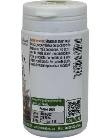 MANABIOS MANACOMPLEX ESTOMACAL GASES 602 CAPSULAS DE MANABIOS