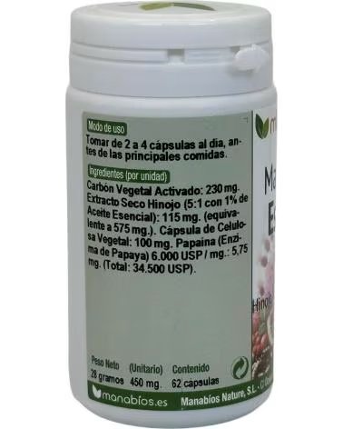 MANABIOS MANACOMPLEX ESTOMACAL GASES 602 CAPSULAS DE MANABIOS