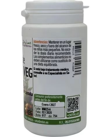 MANABIOS CITRATO DE MAGNESIO 625MG 90 CAPSULAS VEGETALES DE