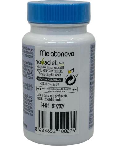 NOVADIET MELATONOVA CON MELATONINA DE 1 9MG Y PLANTAS DE