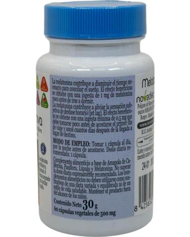 NOVADIET MELATONOVA CON MELATONINA DE 1 9MG Y PLANTAS DE