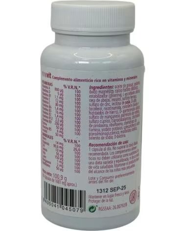 ARTESANIA AGRCOLA MINEVIT APORTE COMPLEJO DE VITAMINAS MINERALES DE PLANTIS