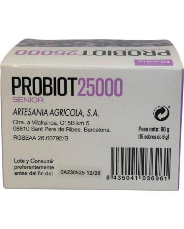 ARTESANIA AGRCOLA PROBIOT 25 000 SENIOR DE ARTESANIA AGRICOLA