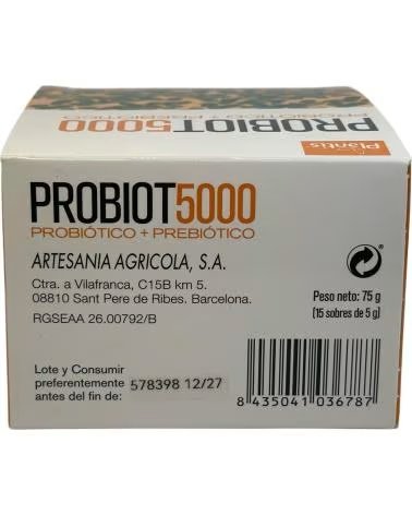 ARTESANIA AGRCOLA PROBIOT 5000 LACTOBACILLUS PROBIOTICO PREBIOTICO DE ARTESANI