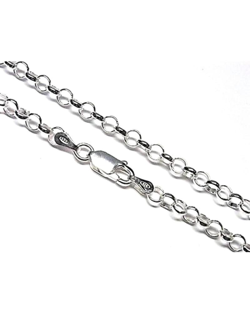MINOPLATA CADENA ROLO EN PLATA DE LEY 80 CM X 3 MM