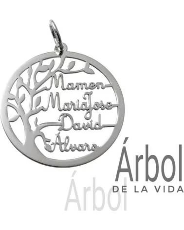 MINOPLATA COLGANTE ÁRBOL DE LA VIDA PERSONALIZABLE CON NOMBRES