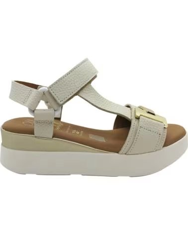 OH MY SANDALS SANDALO IN PELLE 5961 COLORE GHIACCIO HIELO