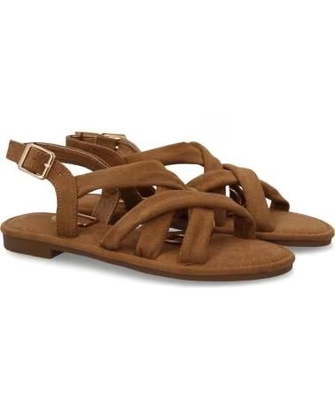 SPORT3PUNTO0 SANDALES PLATES HG-5809 CAMEL À BRIDES CROISÉES VARIOS COLORES