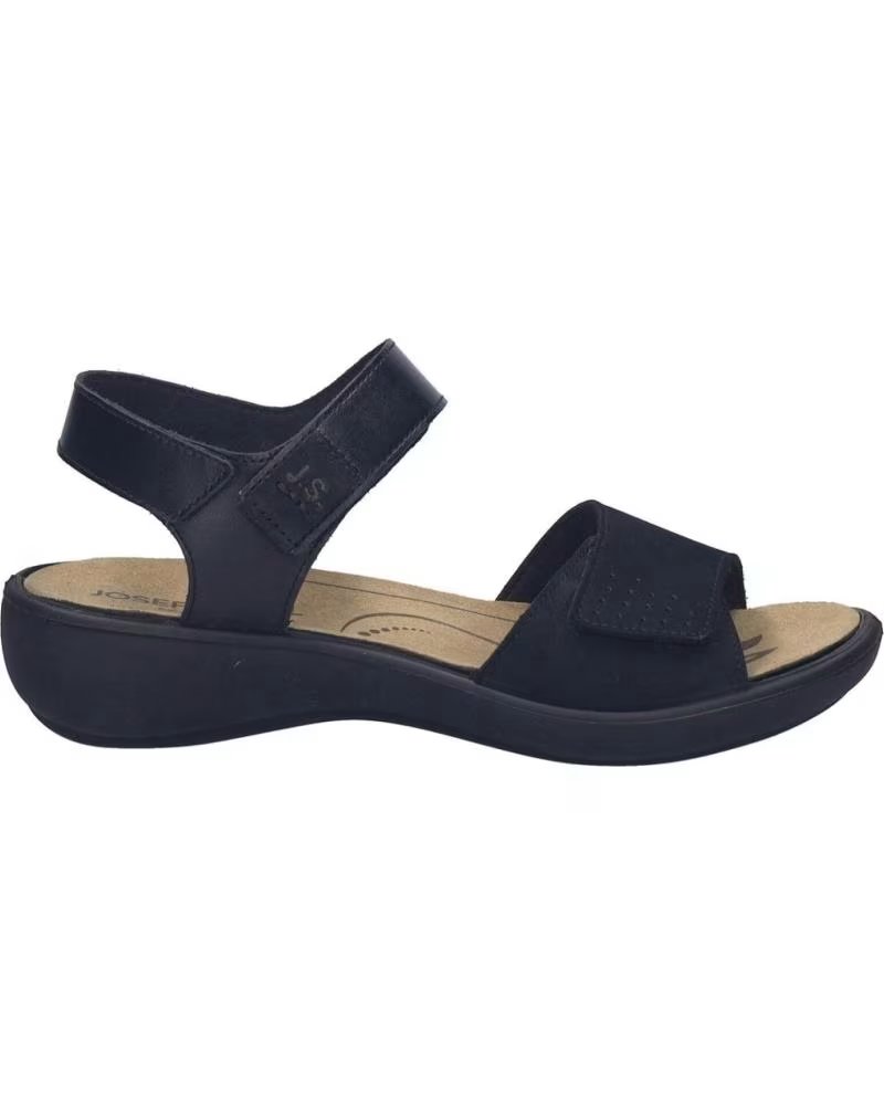 JOSEP SEIBEL JOSEF IBIZA-13 SANDALEN AUS SCHWARZEM LEDER NEGRO