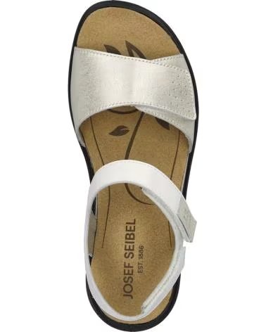 JOSEP SEIBEL SANDALES JOSEF IBIZA-13 EN CUIR COULEUR OR ORO