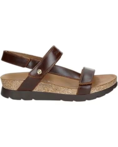PANAMA JACK SANDALES SULIA CLAY B1 EN CUIR MARRON