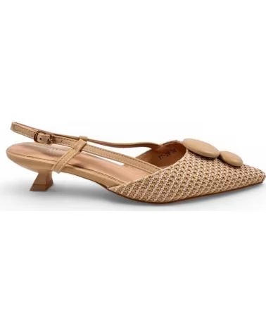 TIMBOS ELEGANTE SANDALE MIT KLEINEM ABSATZ BEIGE