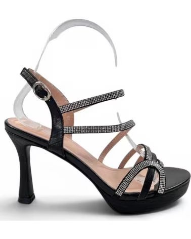 TIMBOS HIGH HEEL AND PLATFORM SANDALS FIESTA 132743 NEGRO