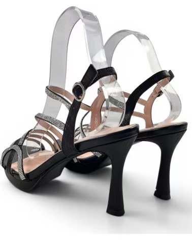TIMBOS HIGH HEEL AND PLATFORM SANDALS FIESTA 132743 NEGRO