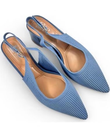 TIMBOS SANDALE À TALON ARRIÈRE OUVERT BLEU 132731 AZUL