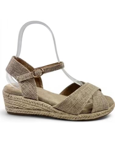 TIMBOS 132712 ESPADRILLE KEILSANDALEN BEIGE
