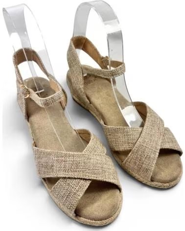 TIMBOS 132712 ESPADRILLE KEILSANDALEN BEIGE