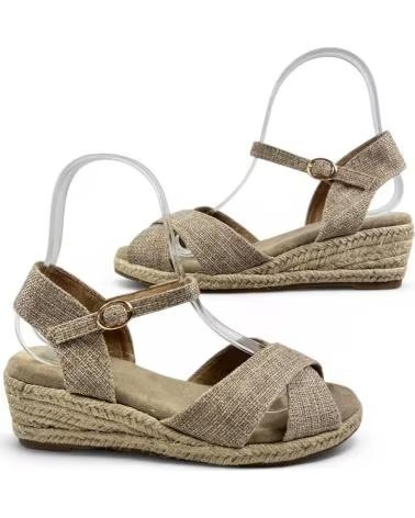 TIMBOS 132712 ESPADRILLE KEILSANDALEN BEIGE