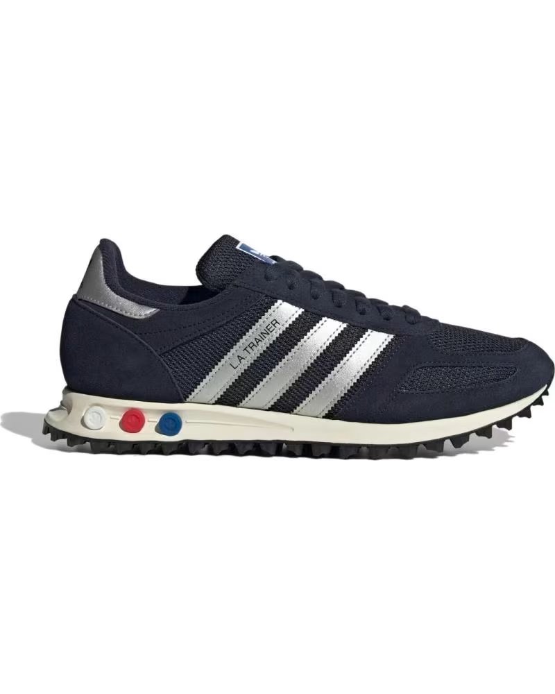 ADIDAS BASKETS LA TRAINER OG KJ4382 LEGEND INK SILVER METALLIC NAVY