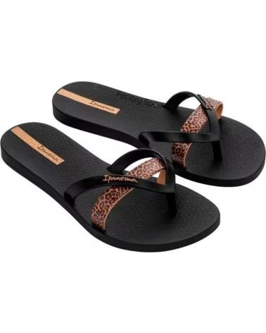 IPANEMA CHANCLAS 243103200011 EN MARRON PARA MUJER BLACK-BEIGE