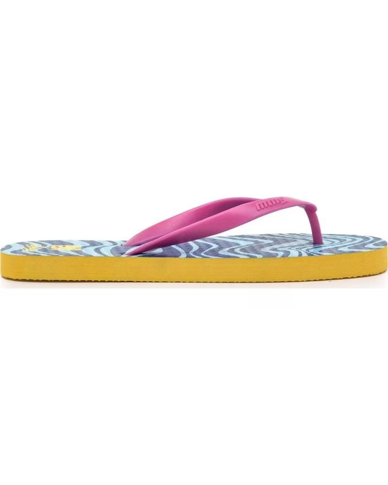 TONGS MTNG 60202 AVEC MOTIF VAGUES ET BRIDES ROSES AZUL