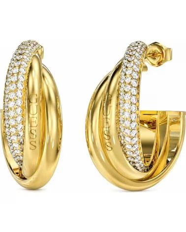 GUESS BRINCOS DE ARGOLA JUBE04064JWYGT-U COM CRISTAIS