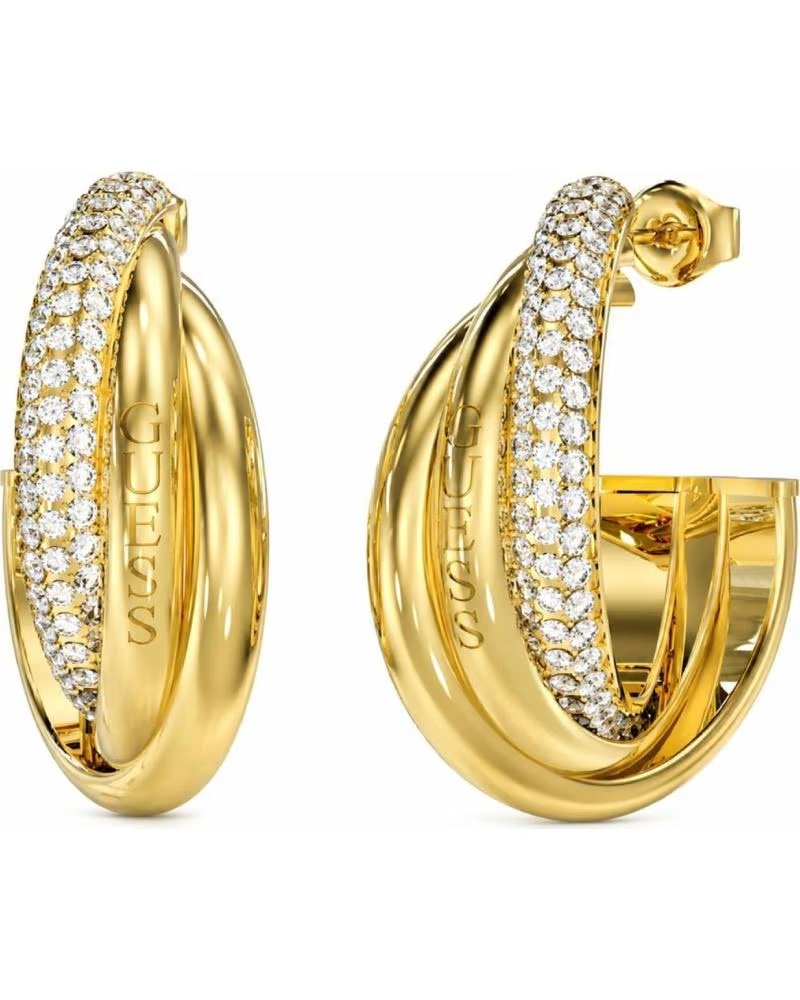 GUESS BRINCOS DE ARGOLA JUBE04064JWYGT-U COM CRISTAIS