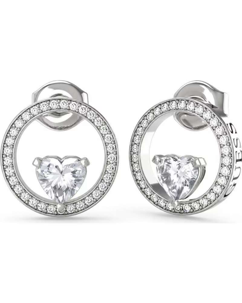 GUESS PENDIENTES JUBE04666JWRHT-U CON DISEÑO CIRCULAR Y CRISTALES