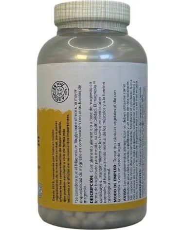 SOLARAY MAGNESIUM BISGLYCINATE 240 CÁPSULAS
