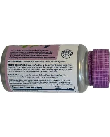 SOLARAY ASHWAGANDHA 60 CÁPSULAS VEGETAIS, ADEQUADO PARA VEGANOS