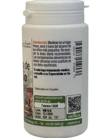 MANABIOS BISGLICONATO DE MAGNESIO 875MG QUELADO PURO 602 CAPSULAS VEG