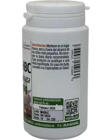 MANABIOS PASIFLORA 1 200MG HBC 90 CAPSULAS DE MANABIOS
