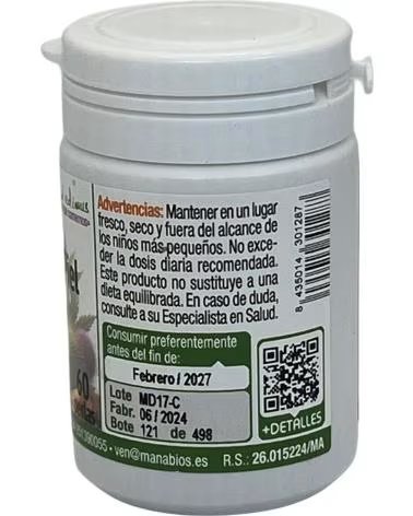 MANABIOS CABELLO UNA Y PIEL 60 PERLAS DE