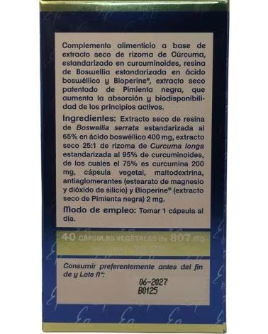 TONGIL KURKUMA BOSWELLIA MAXIMALE KONZENTRATION 40 KAPSELN