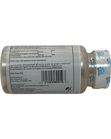 SOLARAY VITAMINA D3 1000 UI - 100 PERLAS ACTIVGELS