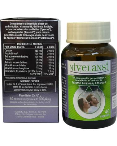 TONGIL NIVELANSI 40 CÁPSULAS