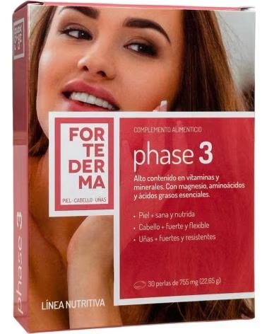 HERBORA PHASE 3 - TRATAMENTO NUTRICIONAL PARA PELE, CABELO E UNHAS (30 PÉROLAS)