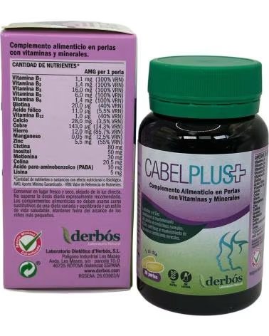 ECO-SALIM CABELPLUS DERBOS COMPLEMENTO ALIMENTICIO 30 PERLAS
