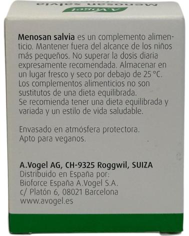 A.VOGEL AVOGEL MENOSAN SALVIA PARA SOFOCOS