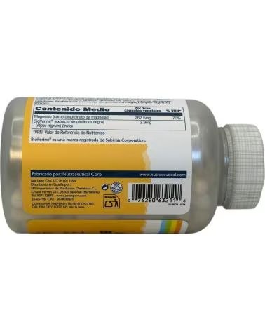 SOLARAY BISGLYCINATE DE MAGNÉSIUM 120 GÉLULES