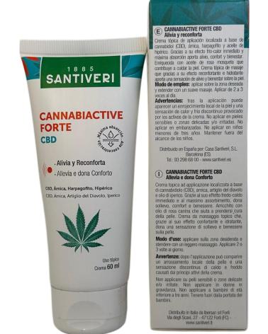 SANTIVERI CANNABIACTIVE FORTE CREMA CON CBD 60ML