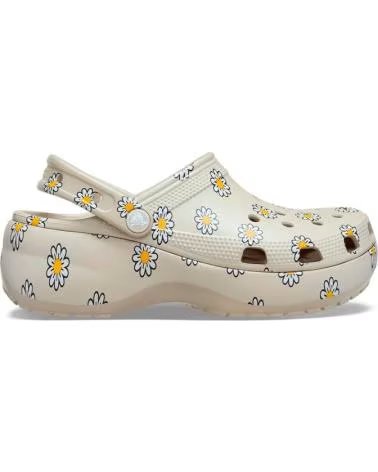 CROCS SANDALIAS PLANAS MUJER 212668 GRIS