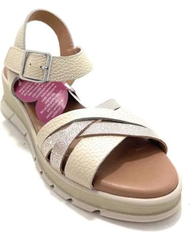 VALERIAS SANDALIAS RELAX TIRAS HEBILLA P BEIGE