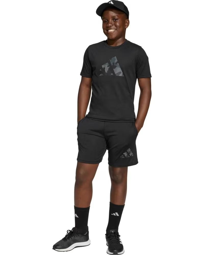 ADIDAS CAMISETA DE MANGA CORTA J TR-ES PR SET EN NEGRO PARA NINOS UNISEX BLACK