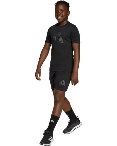 ADIDAS CAMISETA DE MANGA CORTA J TR-ES PR SET EN NEGRO PARA NINOS UNISEX BLACK