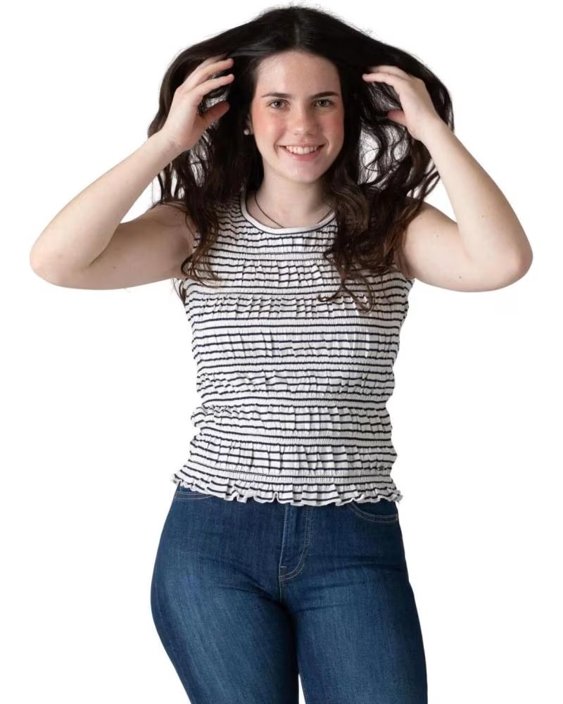 PEPE JEANS CAMISETA SIN MANGAS CON DISEÑO A RAYAS NAN